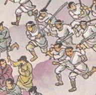 иллюстрация к одному из немногих китайских романов того времени